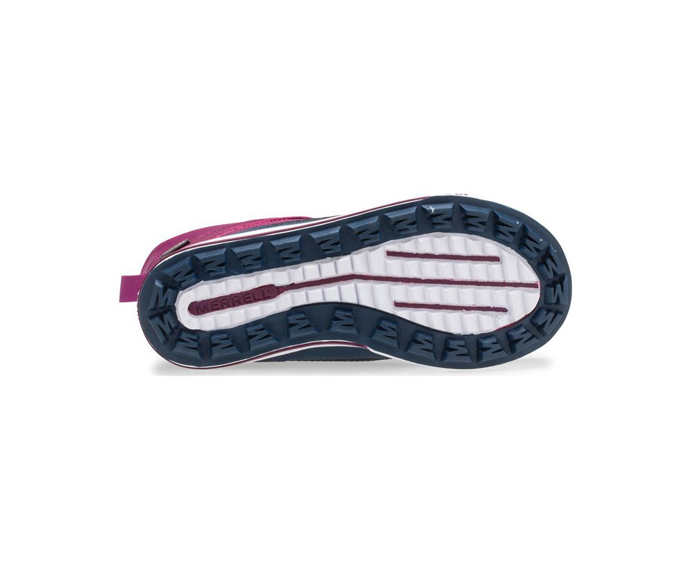Merrell Boots Pink/Blue - Snow Bank 2.0 - Kids 09MQEGVOX